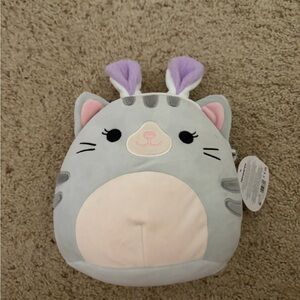 Squishmallow Cat with Bunny Ears